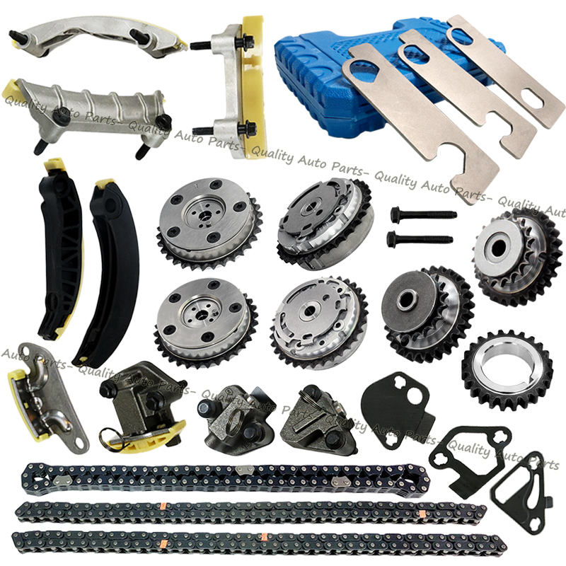 Timing Chain Tensioner Kit For GM Cadillac Alfa Romeo V6 3.6L 2.8L 12609263