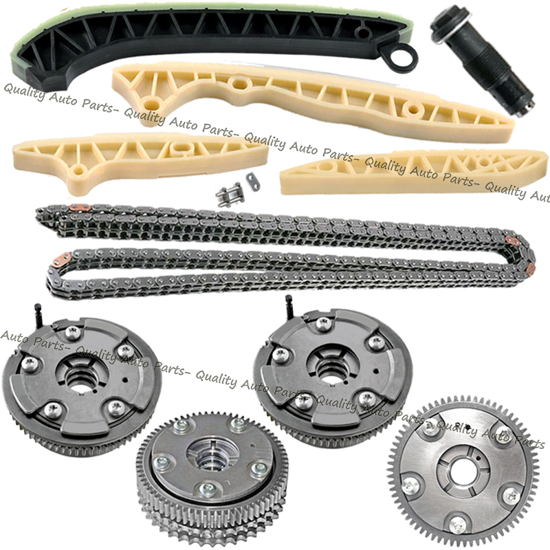 Timing Chain Kit Camshaft VVT Adjuster For Benz W204 W211 W221 S212 ...