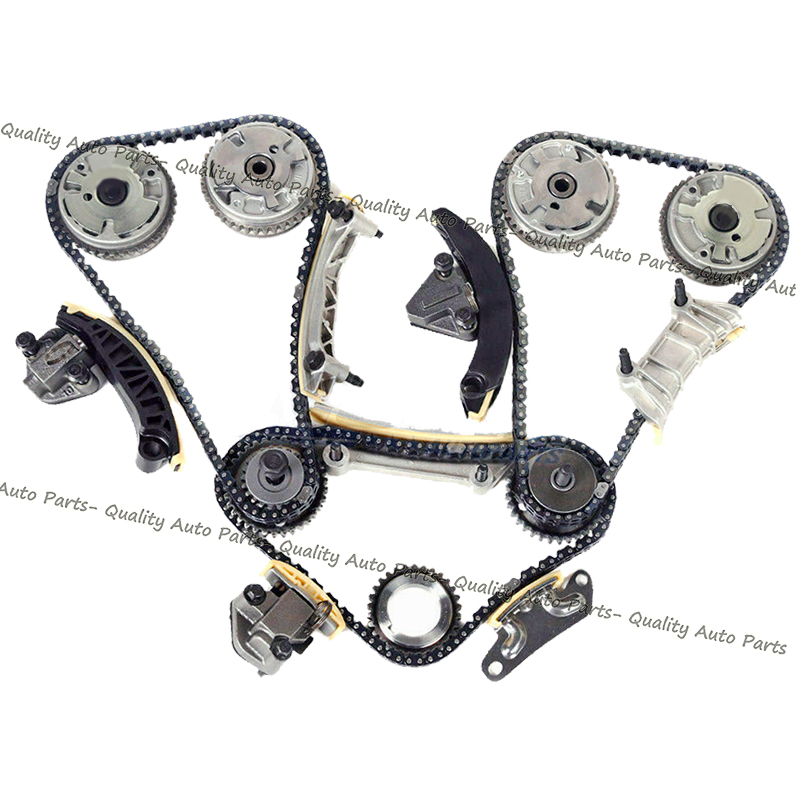 COMPLETE KIT TIMING CHAIN VVT CAM PHASER INT& EXH For EQUINOX CTS SRX 3